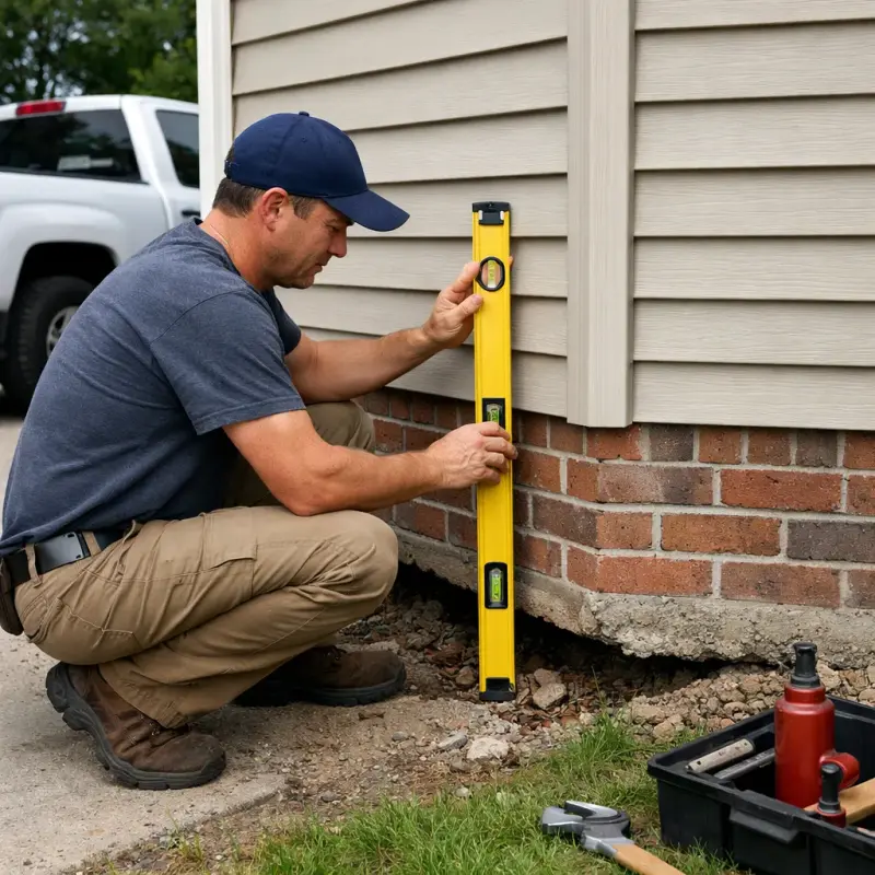 Foundation Settling Repair Frederick